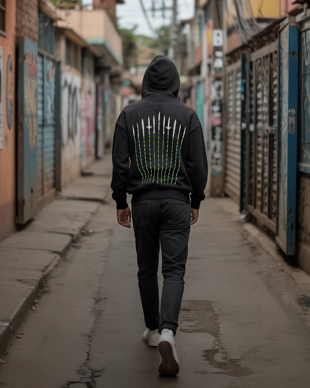 Kigali streetwear culture - KIZA brand limited edition Rwanda hoodie