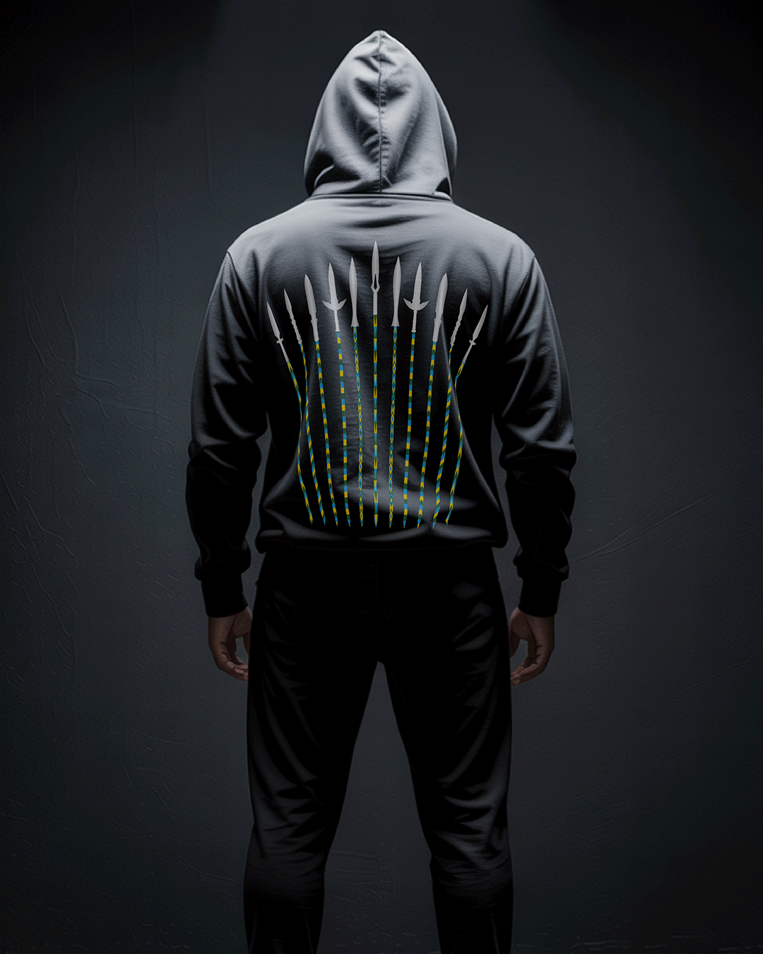 Limited edition hoodie collector box - KIZA brand Kigali streetwear packaging